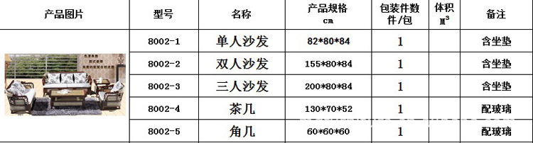 藤家具产品规格