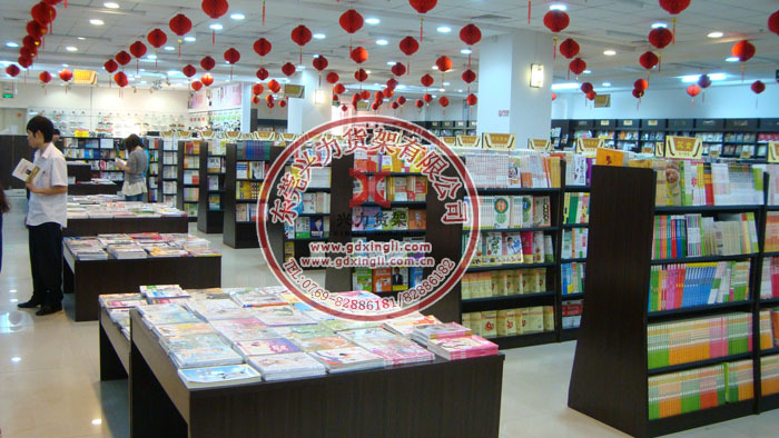 供应杂志木质版书架 新华书店货架,图书馆书架,东莞货架,货架