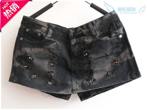 2012新款<em>时尚女生</em>超短<em>牛仔</em>裤 韩版百搭<em>潮流</em>女