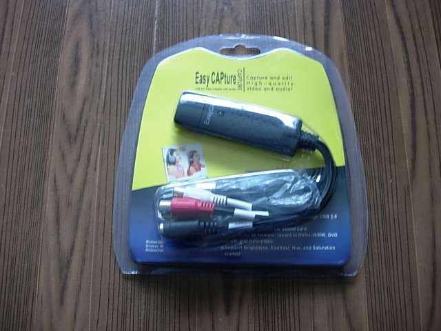 【Easy CAP\/USB视频采集卡\/会声会影\/一路视