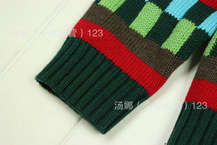 【AF<em>男童</em> 圆领<em>花纹毛衣</em> 套头毛线衣100-140C