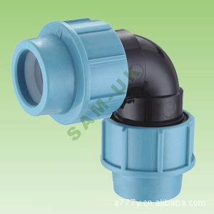 弯头-大量供应 pp塑料管弯头,管件接头,pp卡套