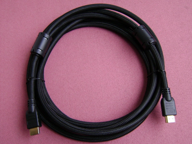 【厂家定制 HDMI线 带扁网 带磁环 支持3D 支持
