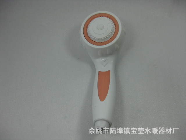 节水小花洒 单功能淋浴喷头 手拿花洒 白色塑料