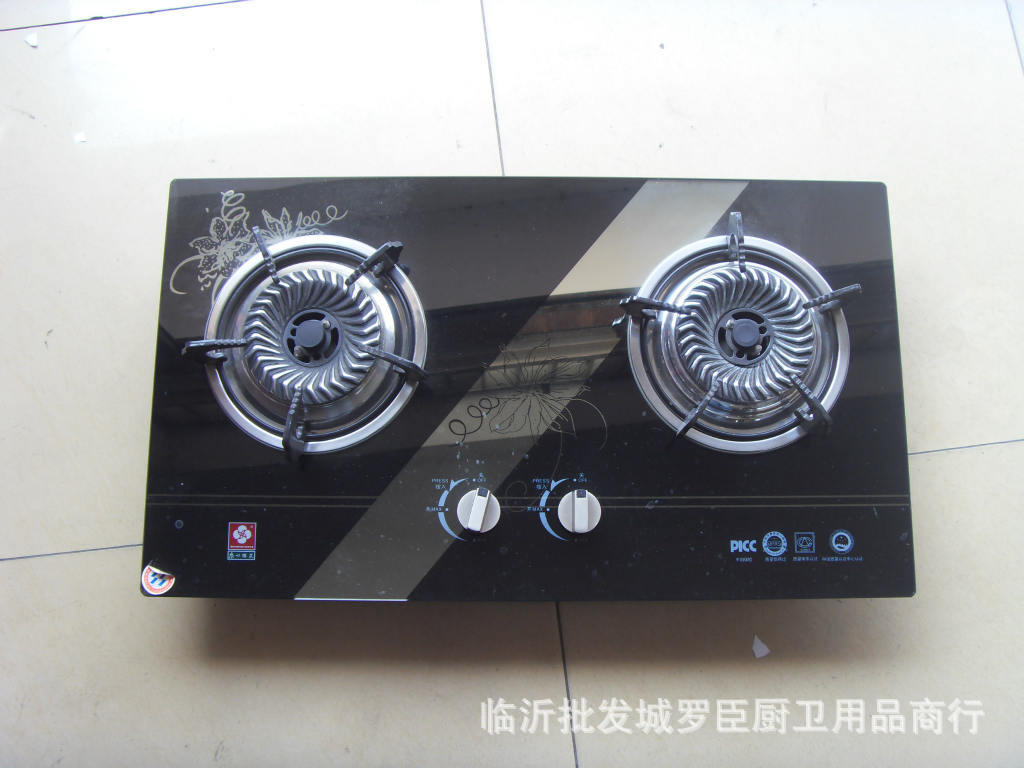 批发老板 钢化玻璃 嵌入式 燃气灶 煤气灶图片,
