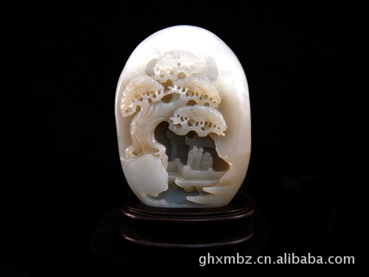 工艺品,礼品 工艺品 和田玉  产品图片:     好的和田玉籽料,形状,白