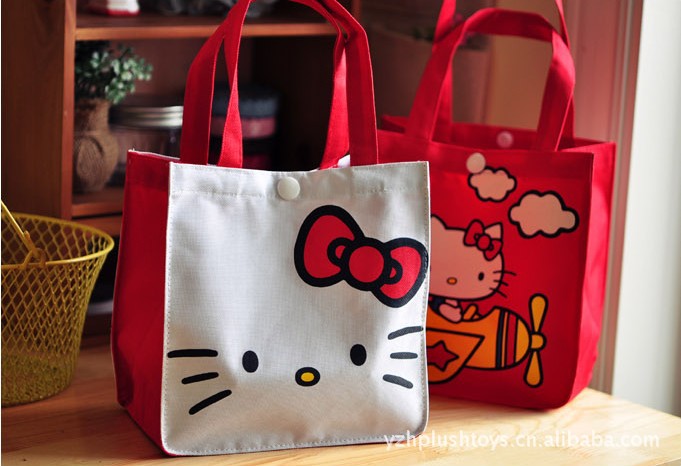 外單出口 KT貓 hello kitty 飯盒袋 便當包 手拎包工廠,批發,進口,代購