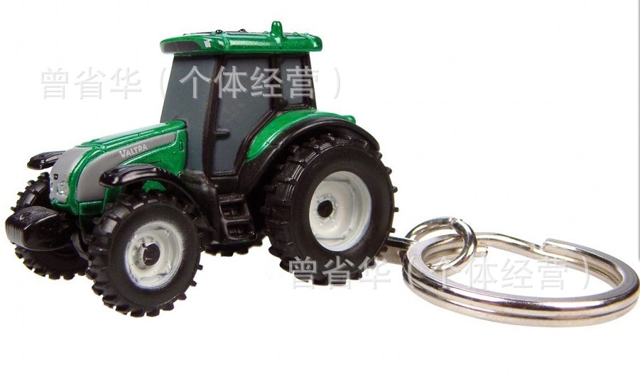 UH 1:64 拖拉机模型匙扣 农用车模型匙扣 合金