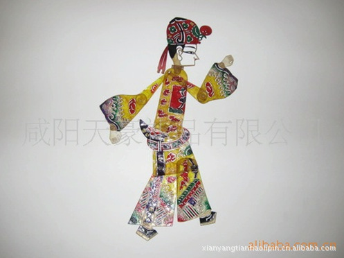 新款23cm皮影批发 华县皮影工艺品 灯影戏人物