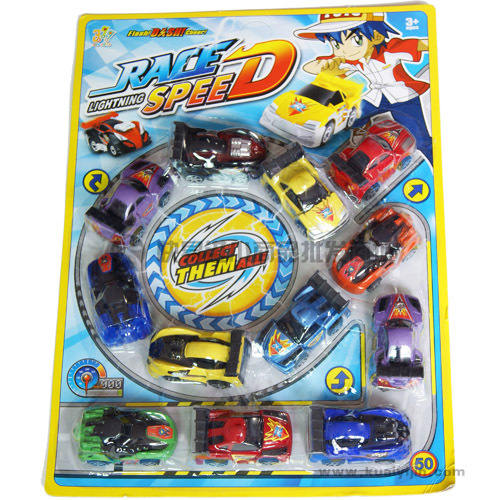 【W369 儿童玩具小汽车 12辆板装回力玩具赛车 惯性玩具车套装】价格,厂家,图片,模型玩具,义乌市快易进电子商务商行-马可波罗网