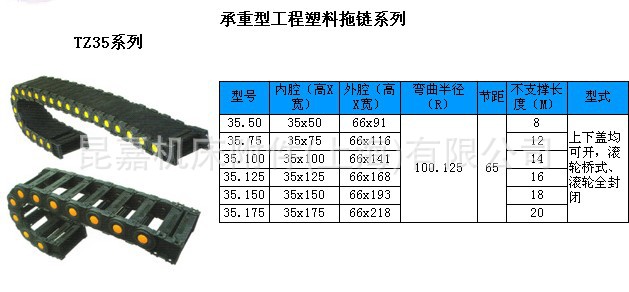 供应工程塑料拖链 嘉定区工程塑料拖链 特点耐磨 耐高温