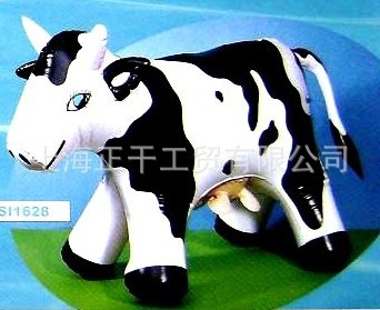 【玩具 充气奶牛 最新玩具 充气公仔 小充气儿童