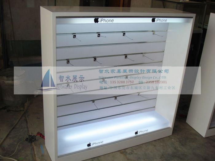 广东湛江苹果手机配件陈列柜台 可带层板及挂