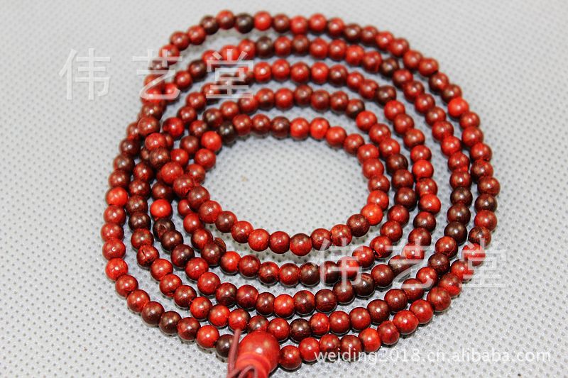 【【大量批发】厂家直销 科檀 佛珠手链216*4