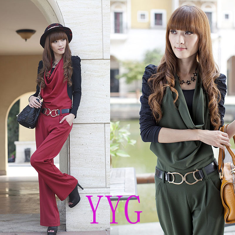 <em>批发</em> <em>女装</em> <em>一件代发</em> <em>大码</em>连体裤军绿色连衣裤 图