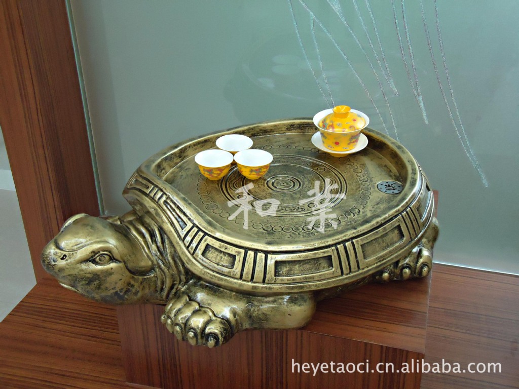 高档茶盘系列 大龟茶盘 红铜 青铜图片,高档茶盘