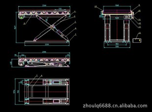 提供昆山建滔液压x升降台技术图纸