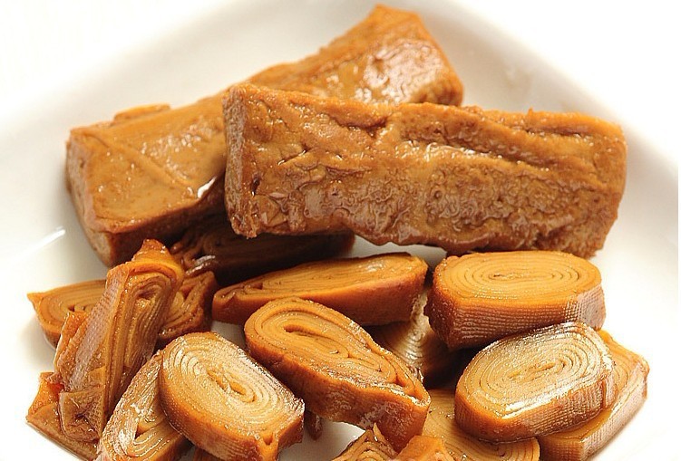 【无锡特产 灵山豆腐卷 五香\/香辣味 层层香入味