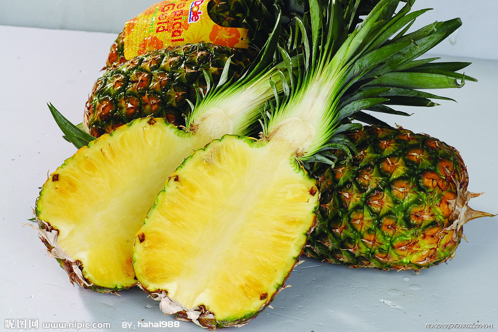 新源新鲜水果 台湾凤梨菠萝 5-7个装礼品水果图