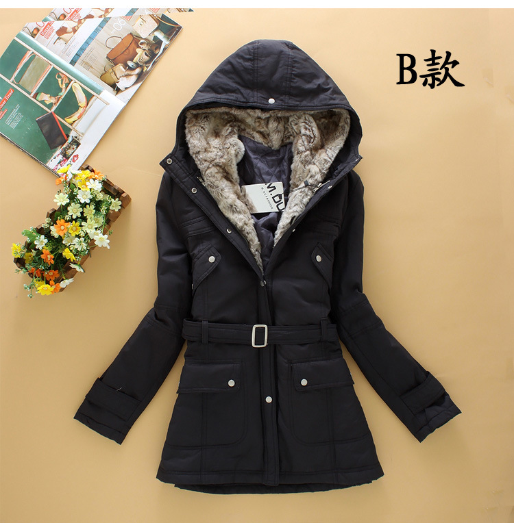 欧美<em>时尚</em>新款<em>少女风衣</em>外套韩版秋冬长款 韩国