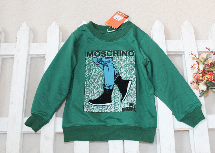 3026# 2012秋装新款上市 英文字母 卡通长袖