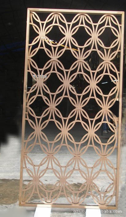 【广州专业数控激光切割雕刻、蚀刻金属屏风】