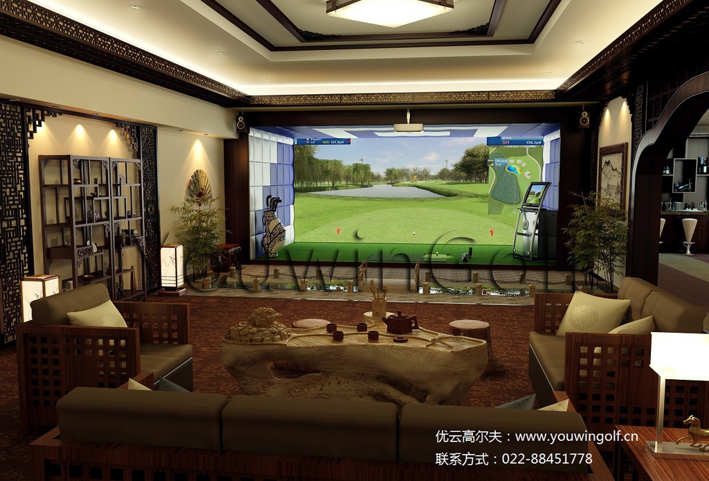 室内高尔夫 模拟高尔夫 高尔夫模拟器 高尔夫 游