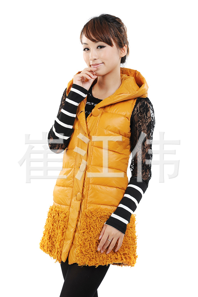 【<em>秋冬</em>新款<em>女</em>棉<em>马甲</em>背心<em>韩版</em>时尚<em>中长</em>棉衣棉服