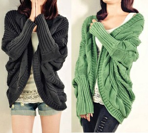 新款批发秋冬加厚<em>韩版</em>羊仔<em>毛开衫</em>毛线棉袄加绒