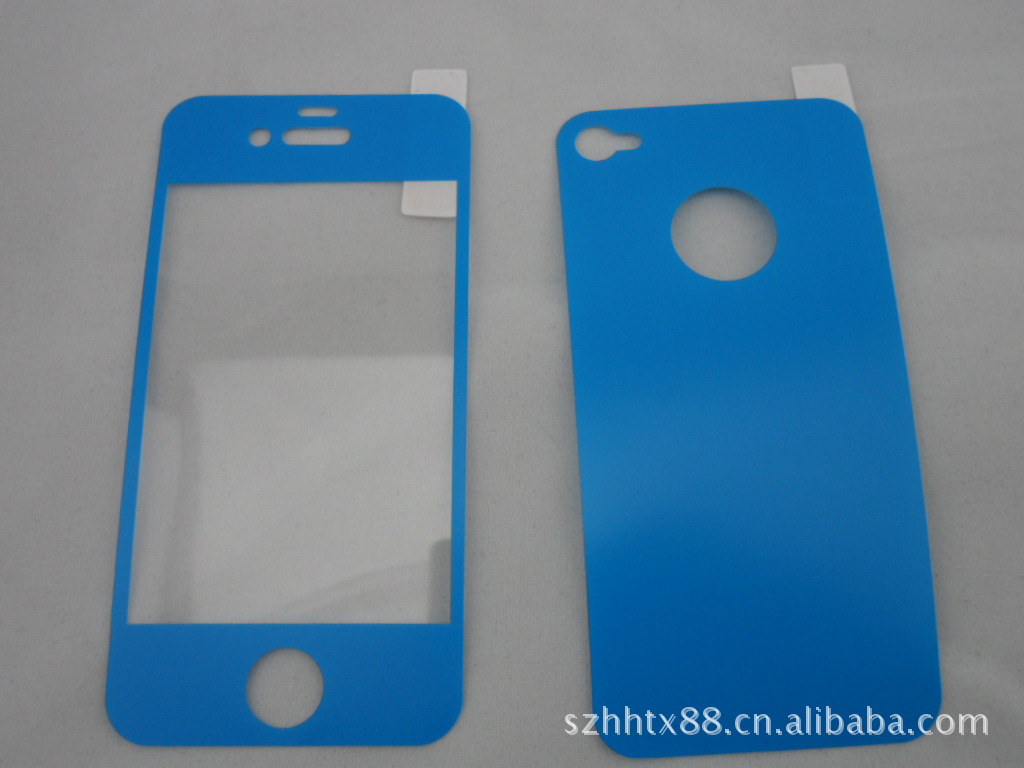 【苹果iphone4\/4s 手机保护膜 屏幕贴膜 丝印高