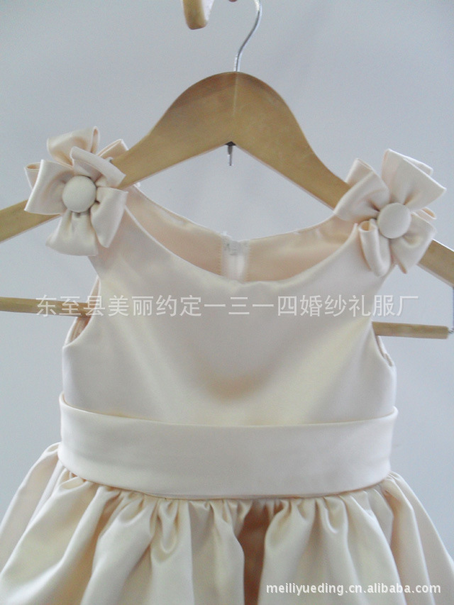 【装饰荷叶边手工花 小女孩<em>小童</em>裙礼服批发 外