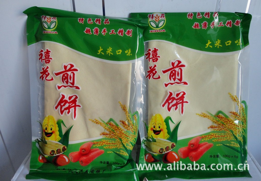 东北特产牡丹江禧花煎饼大米口味图片,东北特