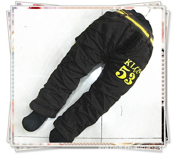 金<em>马裤</em>行 <em>童装</em>男童<em>冬装</em>2012新款儿童棉布夹裤