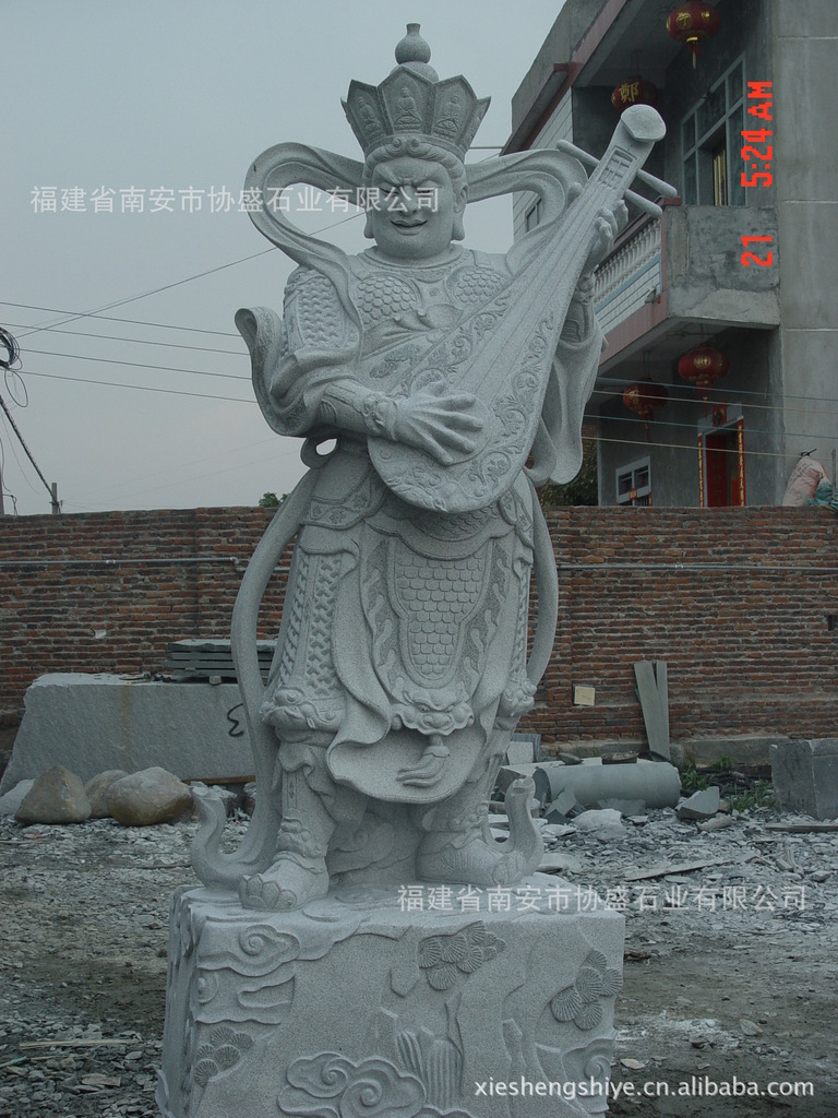 【厂家供应花岗岩雕塑\/四大金刚\/镇宅神将石雕