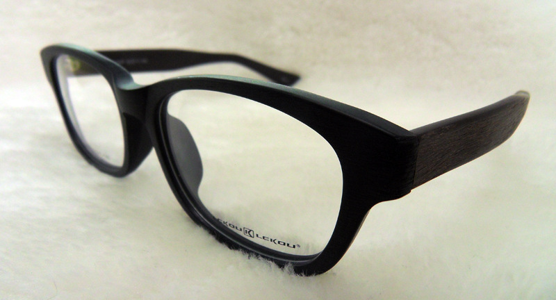EKOU木头板材眼镜架手工制作非主流眼镜框1