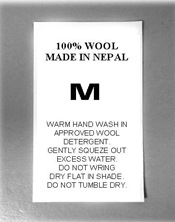 洗唛、商标-低价供应英文洗唛 HM洗标 缎带洗