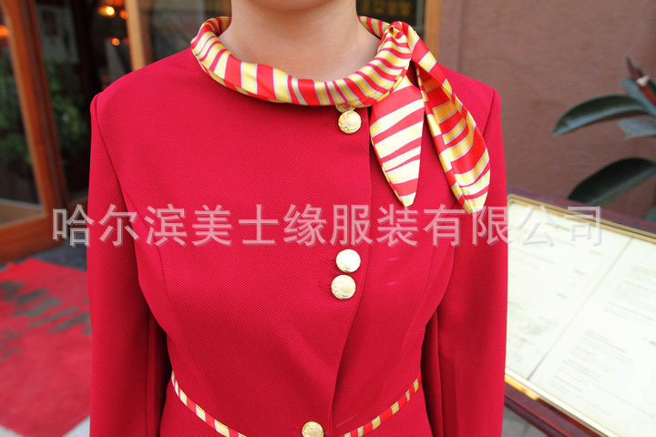 【依罗琪 酒店饭店女服务员前台接待领班制服