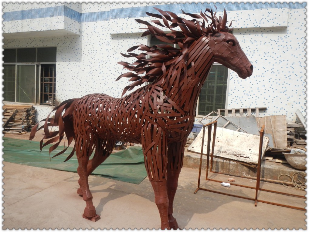 【抽象动物雕塑摆件 不锈钢雕塑上海酒店宾馆