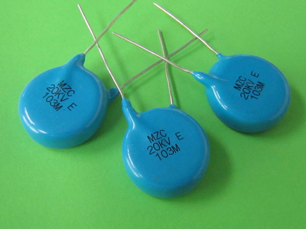 厂家供应 电源专用 插件瓷片电容 25kv10nf