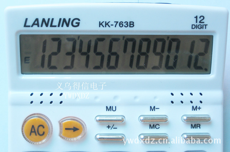 计算器-供应KK-763B计算器 12位数字显示计算