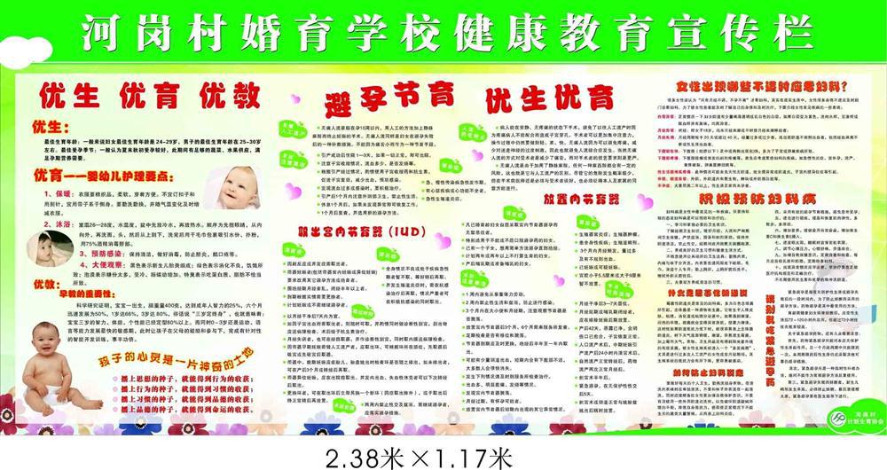 【209海报办公装饰3850婚育学校健康教育宣传