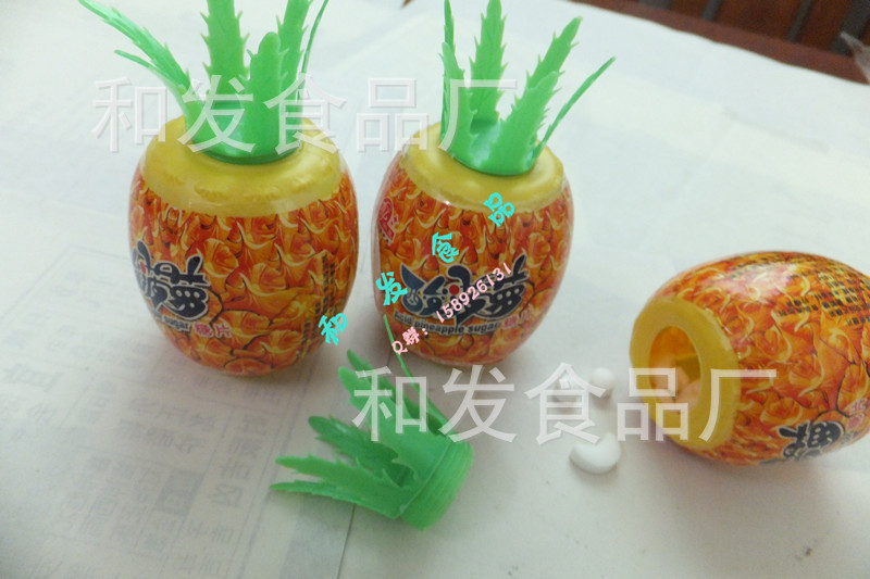 热! 酸菠萝糖片 酸酸甜甜的菠萝 酸酸甜甜的糖