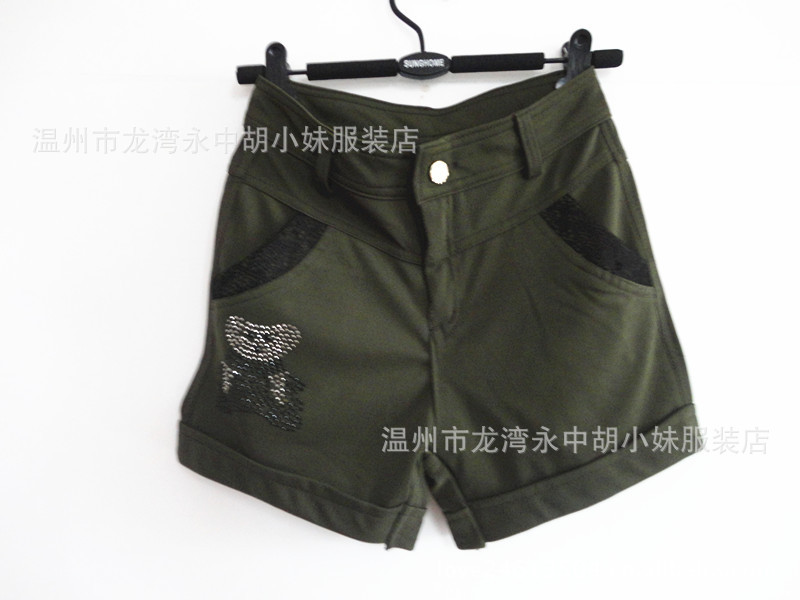 佳意鸟 <em>2012时尚新款短裤</em> 瘦身增织罗麻布 66