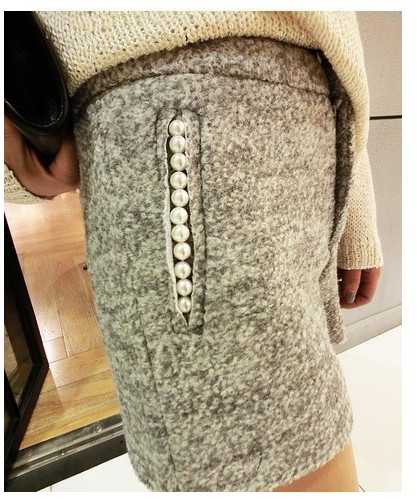 【2012秋冬新款韩版女装修身<em>羊圈</em>毛呢<em>短裤</em>珍