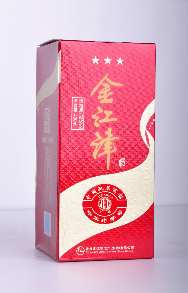 金江津三星50度 490ml 白酒 清香型图片,金江津