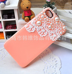 超低价批量出货 iphone4s保护壳 蕾丝花边雪糕壳 苹果手机外壳