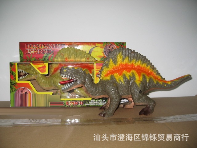 恐龙机器人 闪光发声长帆龙 益智电动模型玩具