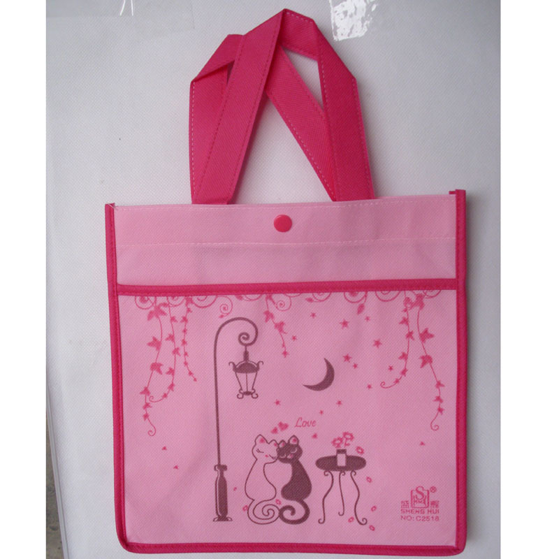 其他布类包装袋-礼品袋 装鞋袋 粉色服装袋FC