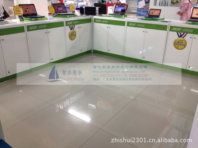 【宏碁笔记本电脑销售柜、新款宏碁电脑摆放陈