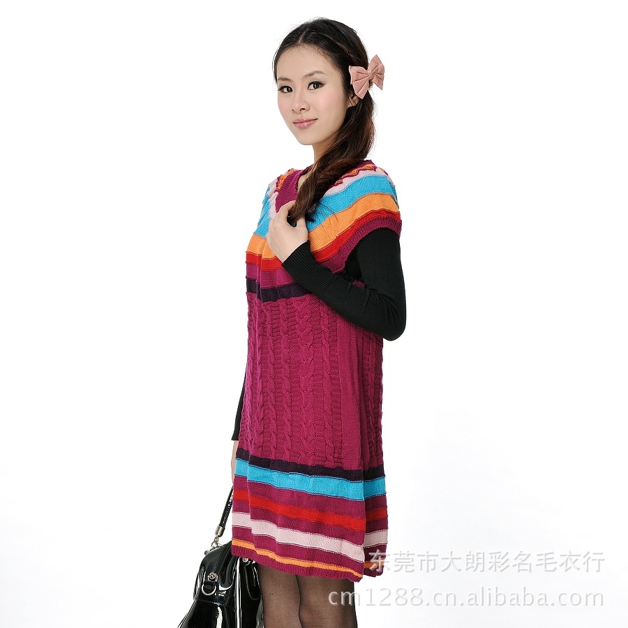 最新<em>时尚蝙蝠</em>袖<em>开衫</em>女式毛衣 高贵气质<em>女士</em>毛